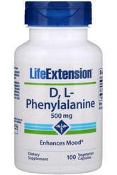 Life Extension - D L-Phenylalanine, 500mg - 100 vcaps - Nutri.se